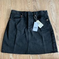 Jeans Minirock schwarz mit Knopfleiste Mango Gr. M Baden-Württemberg - Hilzingen Vorschau