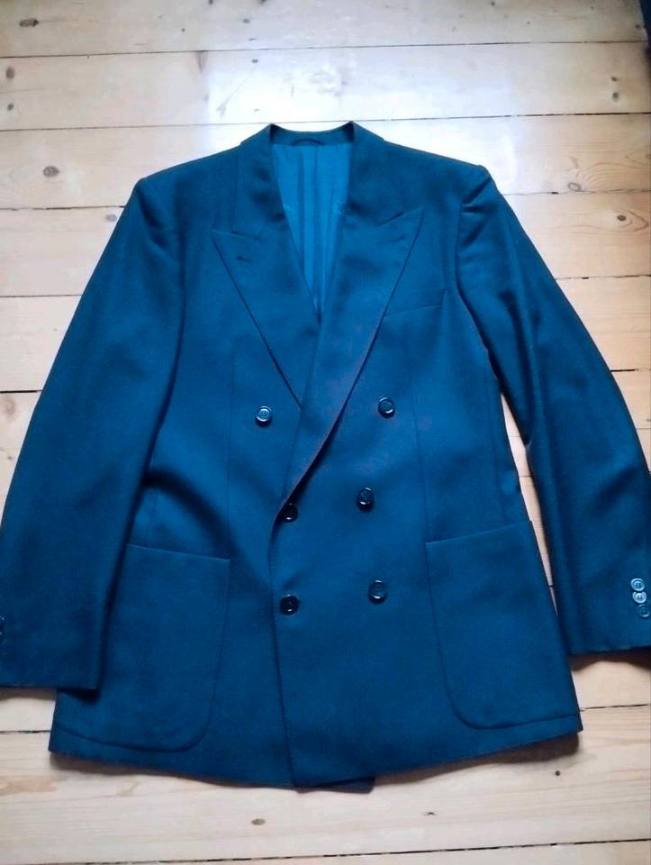 dunkelblauer Burberry Blazer Zweireiher Sakko Jackett blau in Berlin