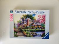 Ravensburger Puzzle 1000 Teile "Romantisches Cottage" Kreis Ostholstein - Heiligenhafen  Vorschau