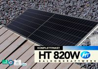 Balkonkraftwerk Komplett-Paket 820W/600W ! ABHOLUNG BAD OLDESLOE ! AUF LAGER & SOFORT VERFÜGBAR / inkl. DTU/ TÜV zertifiziert / drosselbar / inkl. Wechselrichter DEYE SUN + Schuko 3 M Schleswig-Holstein - Bad Oldesloe Vorschau