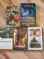 VHS Kassetten Filme Titanic, Sieben, Anatomie, Wallace & Gromit Schleswig-Holstein - Bad Oldesloe Vorschau