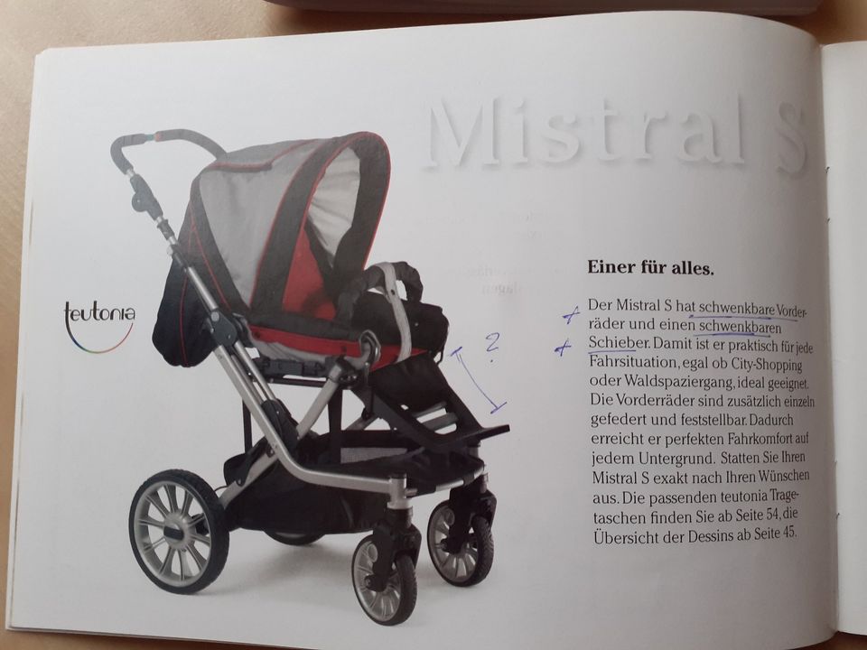 Kinderwagen/ Buggy -  Teutonia Mistral S in Bischofswiesen