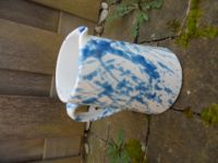 Krug Vase Saftkrug Keamik mit blau weisser Glasur Hessen - Hattersheim am Main Vorschau