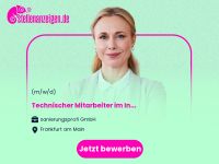 Technischer Mitarbeiter (m/w/d) im Frankfurt am Main - Altstadt Vorschau