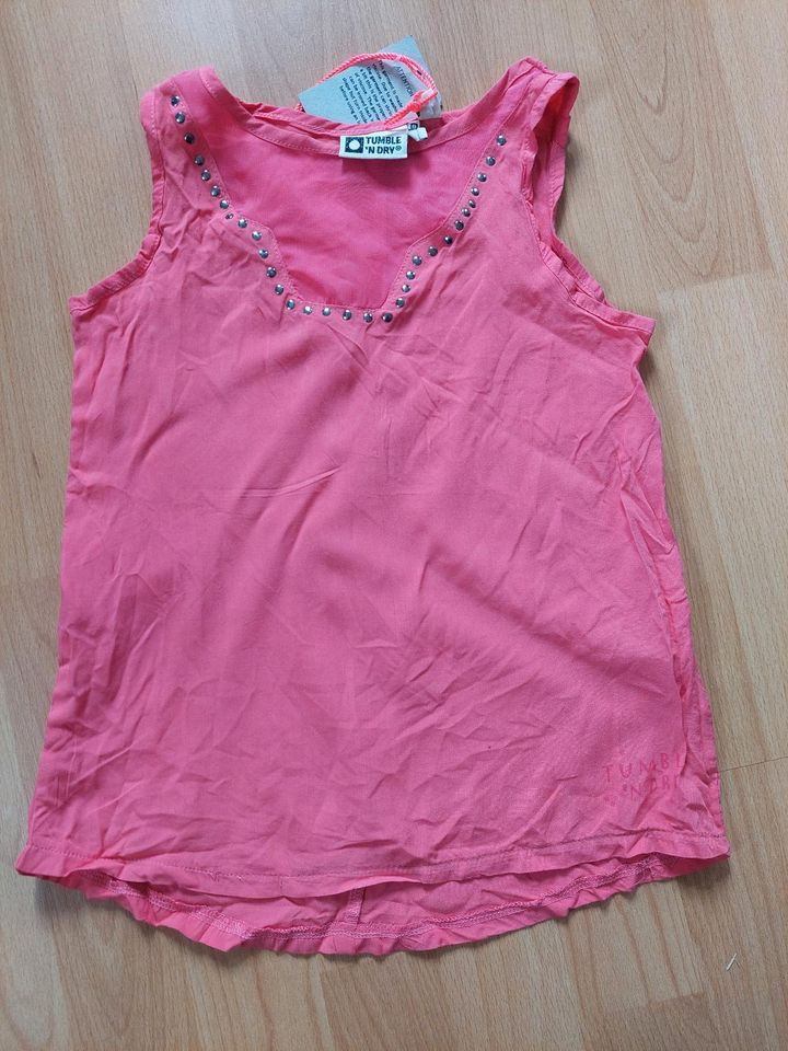 Mädchen 'Tumble N' Dry' schicke Bluse/ Top pink/coral neu! in Sünna
