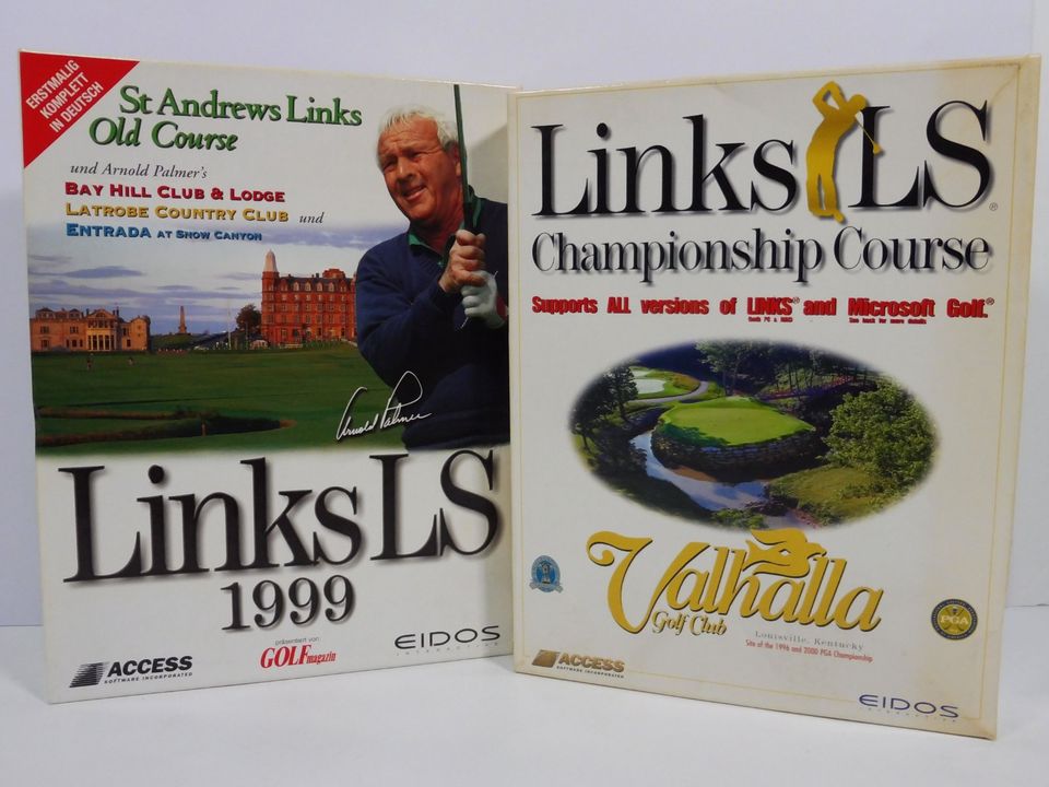 PC Game Links LS 1999  + Golf Course Valhalla Big Box in Essen