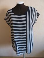 Esprit Damen Bluse, Top, Shirt, ärmellos, blau-weiß, Größe 34 Bayern - Küps Vorschau