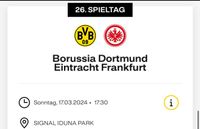 Bvb Dortmund vs Eintracht Frankfurt  2 Tickets Dortmund - Mitte Vorschau