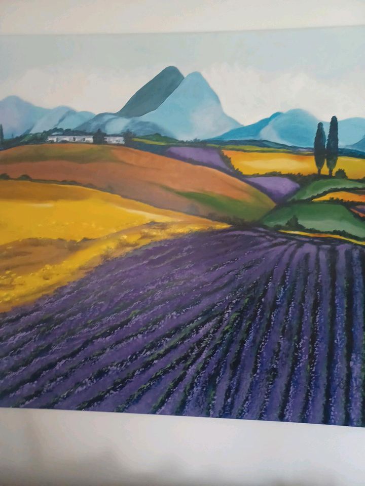 Karin Bodenschatz Künstler Gemälde Acryl "Provence"  130x170 in Dinkelsbuehl