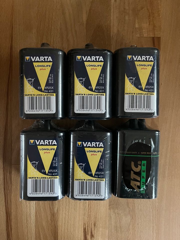 Batterie Varta Blockbatterie 6V Longlifeplus -Neu- in