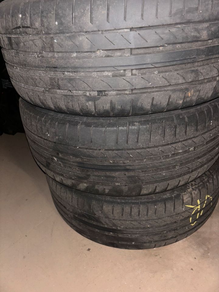 Mitsubishi Galant Felgen Radsatz Räder Reifen Alu 215/45R17 in Salzwedel