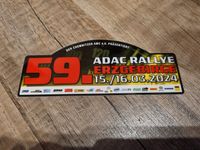 1 Aufkleber 59. ADAC Rallye Erzgebirge 2024 Sticker Motorsport Sachsen - Chemnitz Vorschau