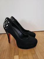High Heels Absatzschuhe schwarz Steine Nieten even&odd Gr. 37 Dresden - Striesen-West Vorschau