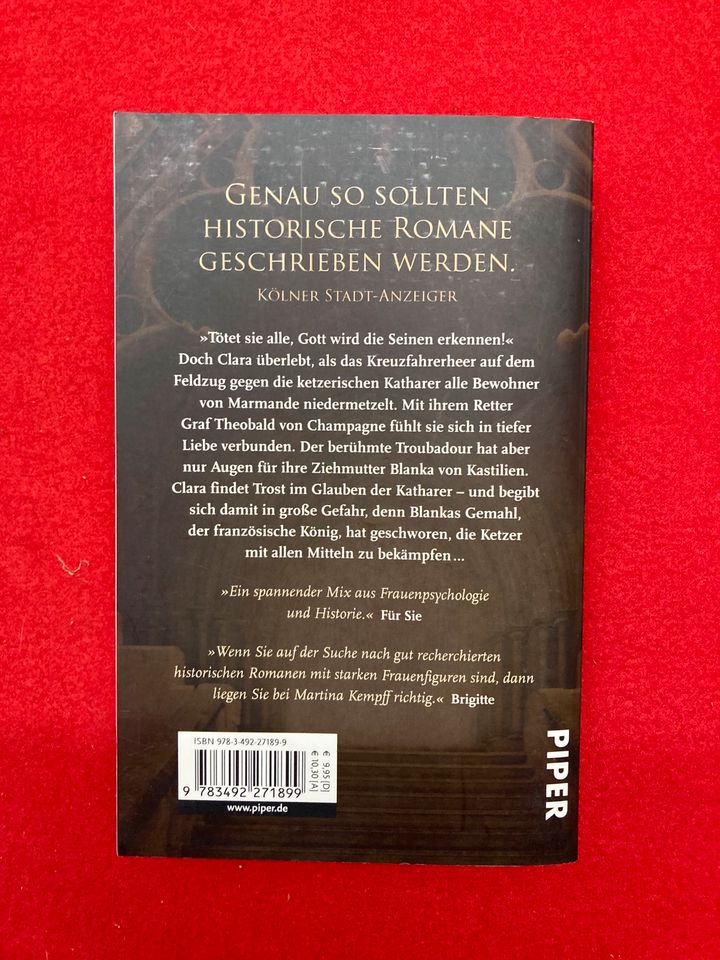 Die Kathedrale der Ketzerin Bestseller Martina Kempff in München