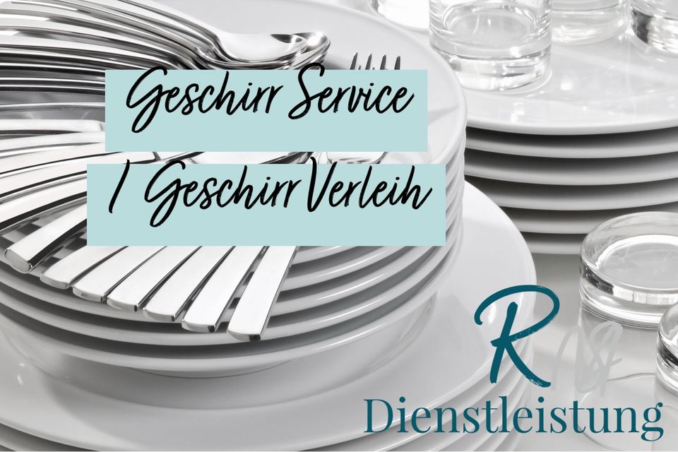 Geschirr Verleih -Party Service in Augsburg