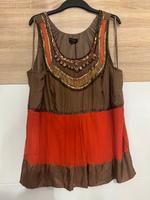 Top, Bluse braun/rot gr. 54 aus Seide *Neu* Hamburg-Mitte - Hamburg Billstedt   Vorschau
