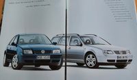VW Bora Sport Edition Bj. 2000 Prospekt + Preisliste Nordrhein-Westfalen - Leverkusen Vorschau