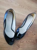 Lackleder Poeptooe, Pumps, schwarz, Gr. 40, Neuw. Bayern - Deggendorf Vorschau