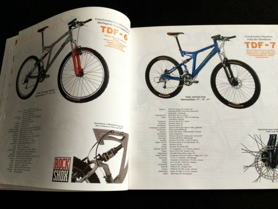 Trenga DE Rennrad und Mtb Katalog Prospekt von 2002 in Kiel