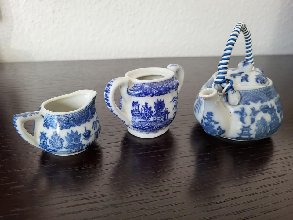 ★ Puppengeschirr Teeservice Porzellan Miniatur Vintage 60iger ★ in Köln