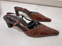 Paul Green Schuhe Sling Ballerinas Gr 7 / 40,5 braun Hessen - Wöllstadt Vorschau