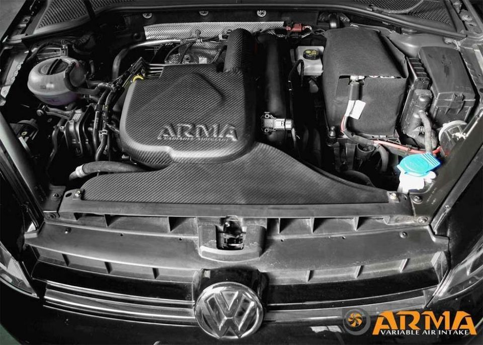 ARMA Carbon Airbox Variable Air Intake VW Golf 7 1.2 1.4 in Frankfurt am Main