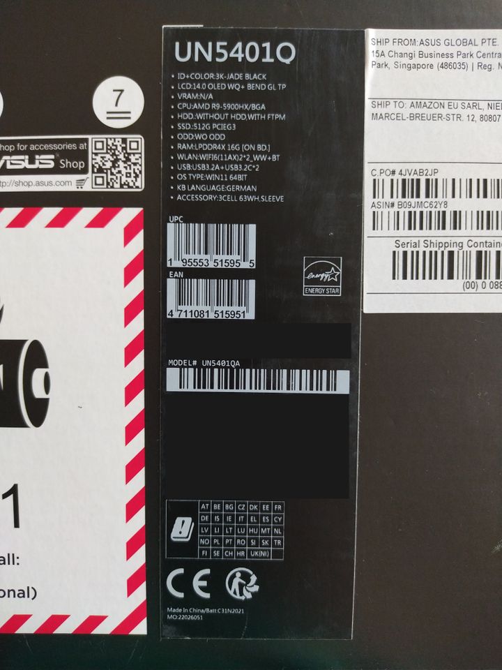 ASUS Zenbook 14 Flip OLED (Garantie bis 10/2024) - UN5401Q in Dresden