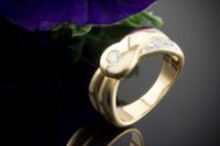 Brillantring Top Wesselton Brillanten Ring in 585er Gelbgold 14K Nordrhein-Westfalen - Wegberg Vorschau