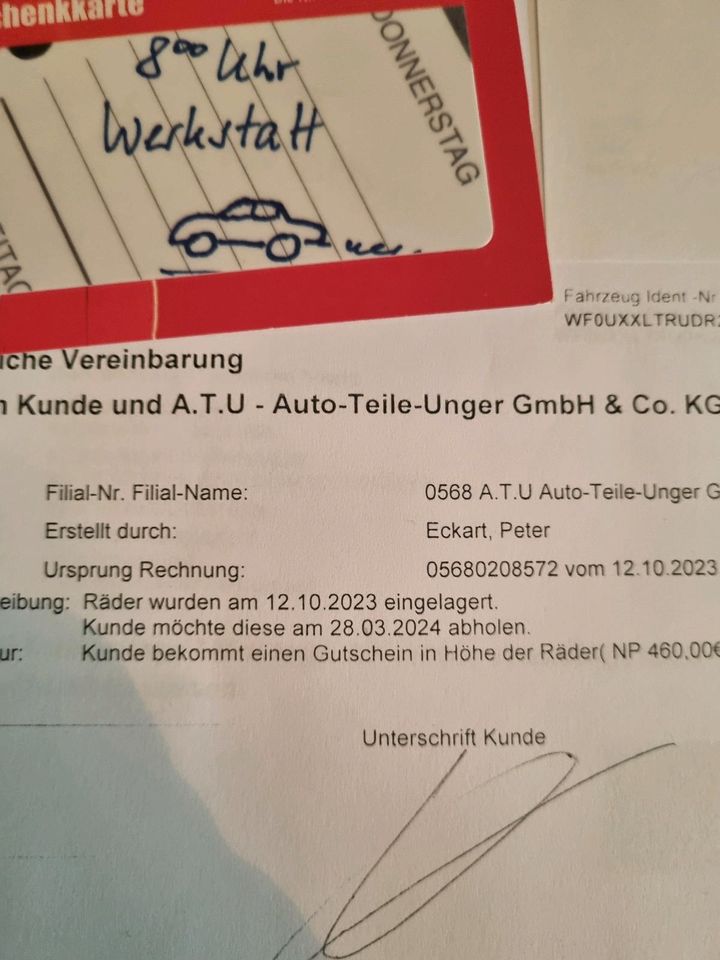 Gutschein von ATU über 460 € in Barsinghausen
