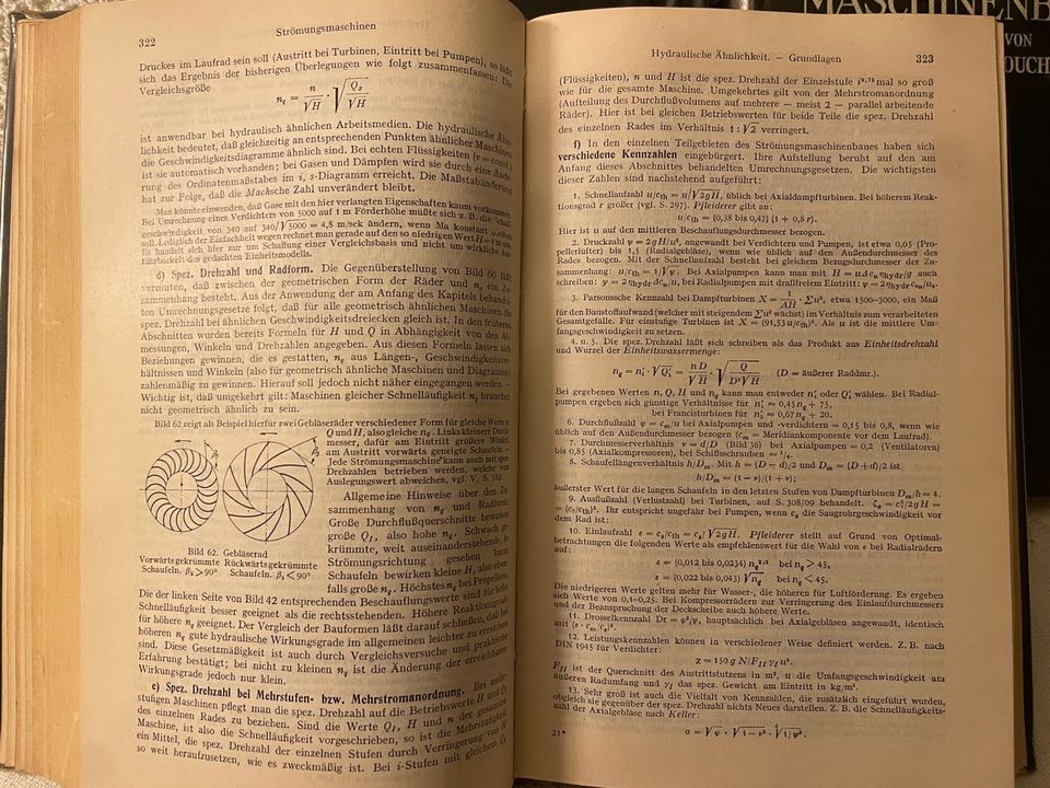 3 Fachbücher Elektrotechnik und Maschinenbau von 1956 in Eisighofen