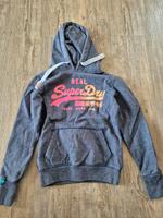 Superdry Hoodie XS 164/170 grau mit Glitzer Mädchen Damen Niedersachsen - Delmenhorst Vorschau