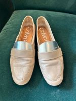 Calvin Klein Schuhe Slipper, Gr 39, beige, aus Leder Bergedorf - Hamburg Allermöhe  Vorschau