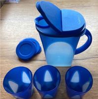 Tupperware Karaffe/Kanne, 1,7 L mit 3 Trinkbecher, blau Bayern - Bad Endorf Vorschau