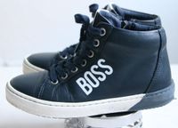 HUGO BOSS sneaker Kids 27 echtleder Halbschuhe blau Boy junge Hannover - Döhren-Wülfel Vorschau