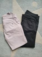 Calvin Klein 3/4 Hose Gr. 34 schwarz + hell flieder Düsseldorf - Eller Vorschau