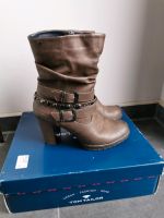 Tom Tailor Stiefeletten taupe mit Nieten Gr.38 Bayern - Ebermannstadt Vorschau