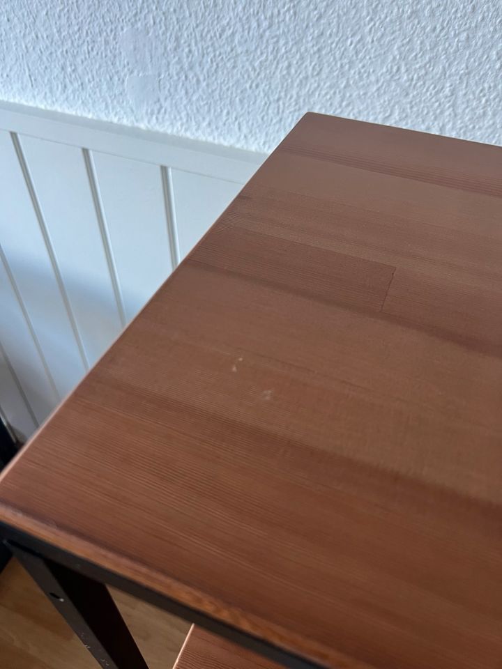 Ikea Fjällbo Regal Industriell Holz Schwarz Braun in Witten