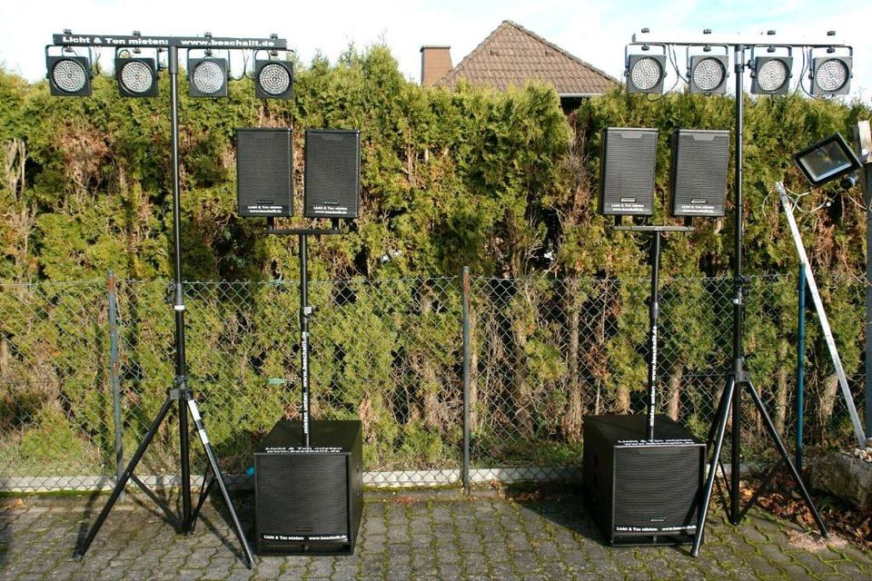 2000 Watt Musikanlage für Ihre Feier mieten- Geburtstag, Hochzeit in Bonefeld