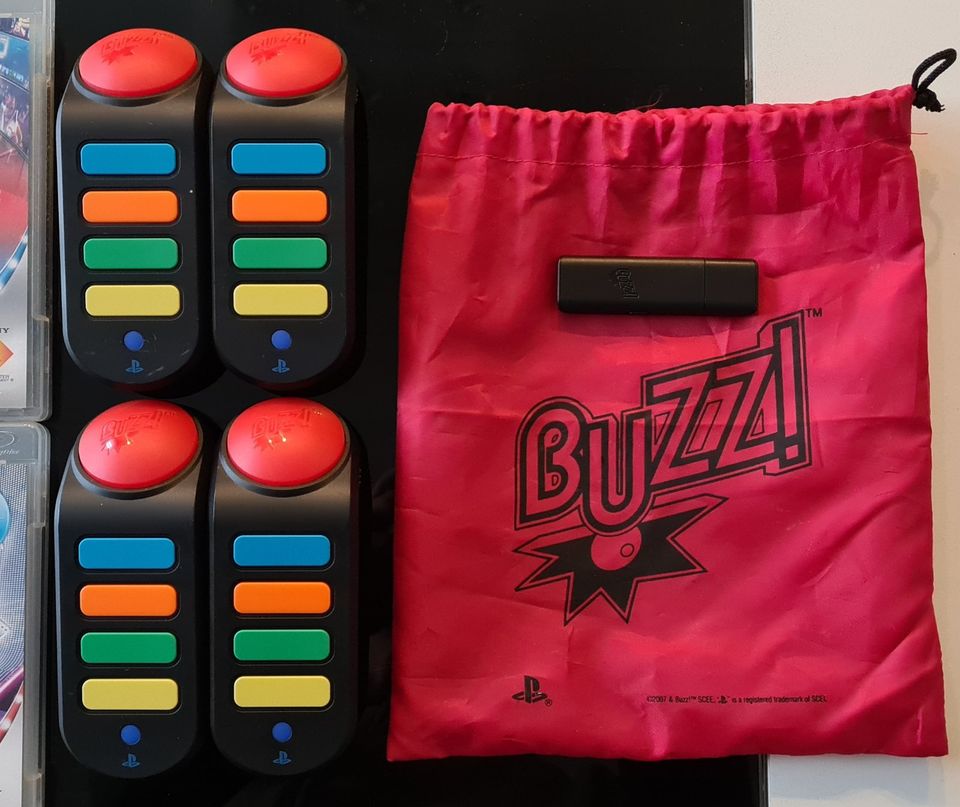 PS2 (PS3) BUZZ! - 4 BUZZER & Disney Think Fast ( NEU & OVP) in  Baden-Württemberg - Riederich | Playstation gebraucht kaufen | eBay  Kleinanzeigen ist jetzt Kleinanzeigen