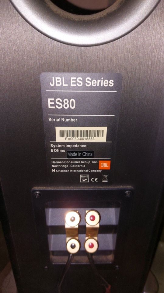 JBL ES80 Standlautsprecher + Pioneer Reciever VSX423 in Gerolzhofen