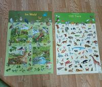 Zwei Wandbilder Poster Kinderzimmer Tier im Wald Rostock - Lichtenhagen Vorschau