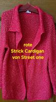 reduziert schicke rote Strick Cardigan v street one Gr 42 Nordrhein-Westfalen - Stemwede Vorschau