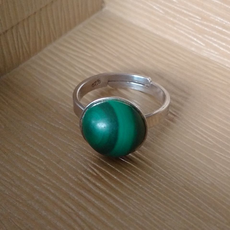 Ring grün Silber 925 in Hohenmölsen