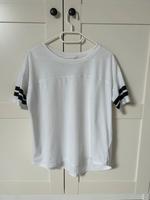 Weißes T-Shirt mit schwarzen Streifen von H&M Bayern - Würzburg Vorschau