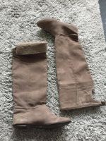 ZARA Stiefel Overknee 38 braun Überknie warm Winterstiefel Trend Hessen - Allendorf Vorschau