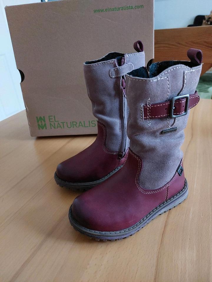 Neue, gefütterte Echtlederstiefel von El Naturalista in Gr. 25 in Kaltenkirchen