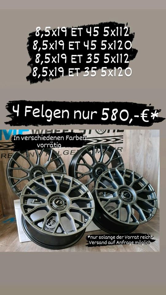 Lagerverkauf Alufelgen für VW Golf 6 7 8 Passat T-Roc Eos Tiguan Arteon Skoda Octavia Superb Karoq Kodiaq Audi A3 A4 A5 A6 A7 A8 TT Q2 Q3 Q5 Mercedes A B C E S Klasse BMW 1er 2er 3er 4er 5er Z4 X1 X3 in Lengede