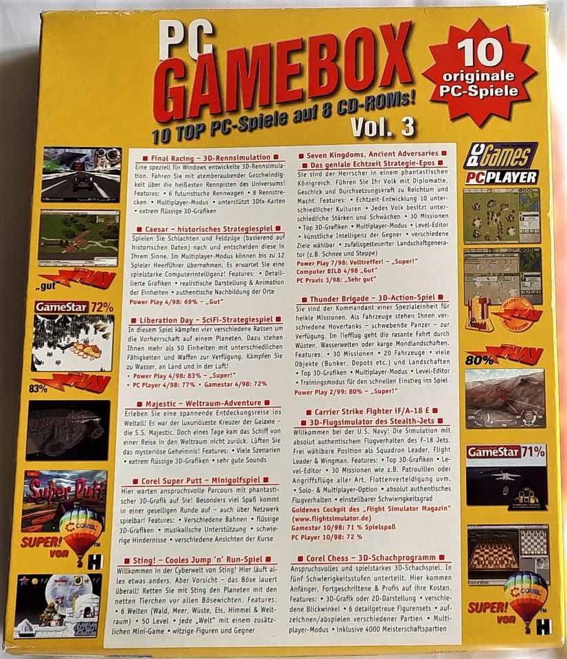 PC GAMEBOX VOL 3 - PC BIG BOX in Schöningen