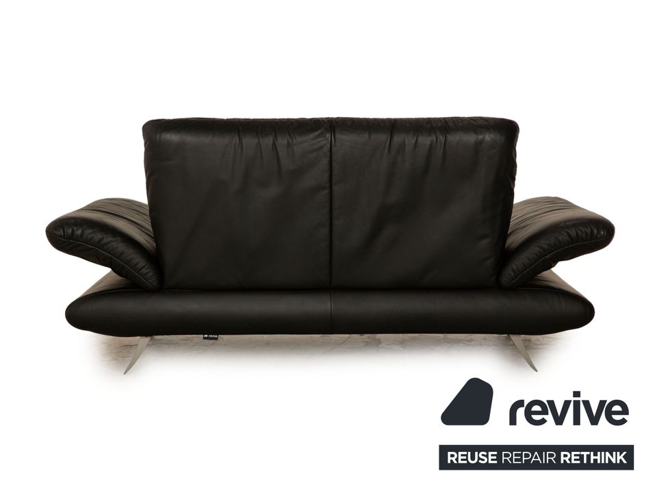 Koinor Rossini Leder Zweisitzer Schwarz Sofa Couch manuelle in Köln