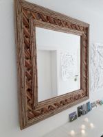 Einzigartiger Spiegel -110 cm x 112 cm-aus-N-Amerika - als Raritä Hessen - Wiesbaden Vorschau